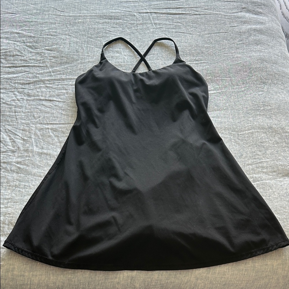 HALARA Black Strappy Dress